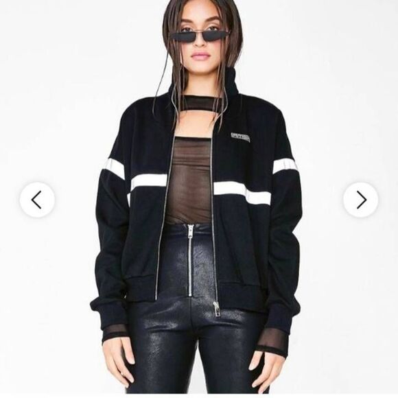 II.AM.GIA Full Zip Reflective Women Fleece Jacket Sz M - Picture 2 of 8